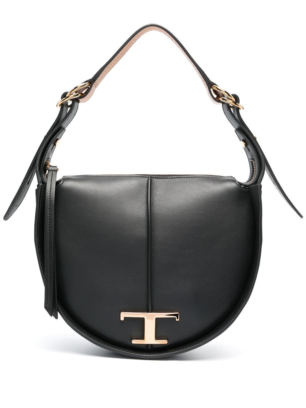 Tod's logo-plaque shoulder bag - Black von Tod's