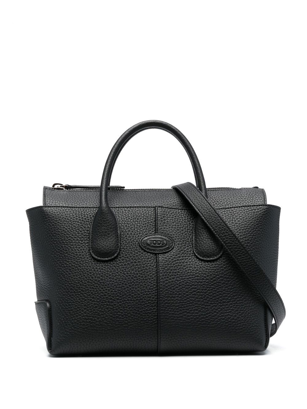 Tod's medium Di leather tote bag - Black von Tod's