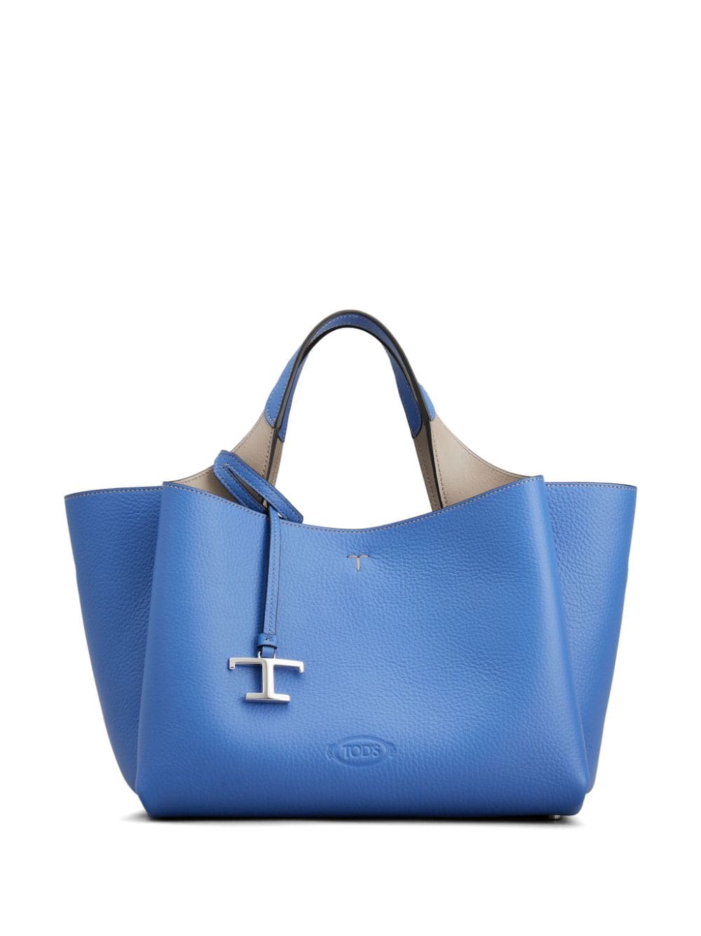 Tod's mini leather tote bag - Blue von Tod's