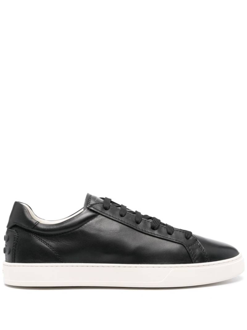 Tod's low-top leather sneakers - Black von Tod's