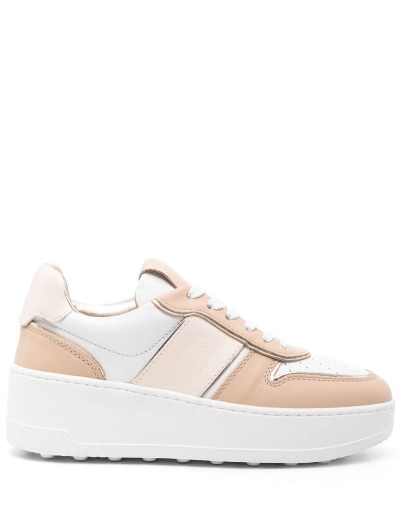 Tod's panelled leather sneakers - White von Tod's