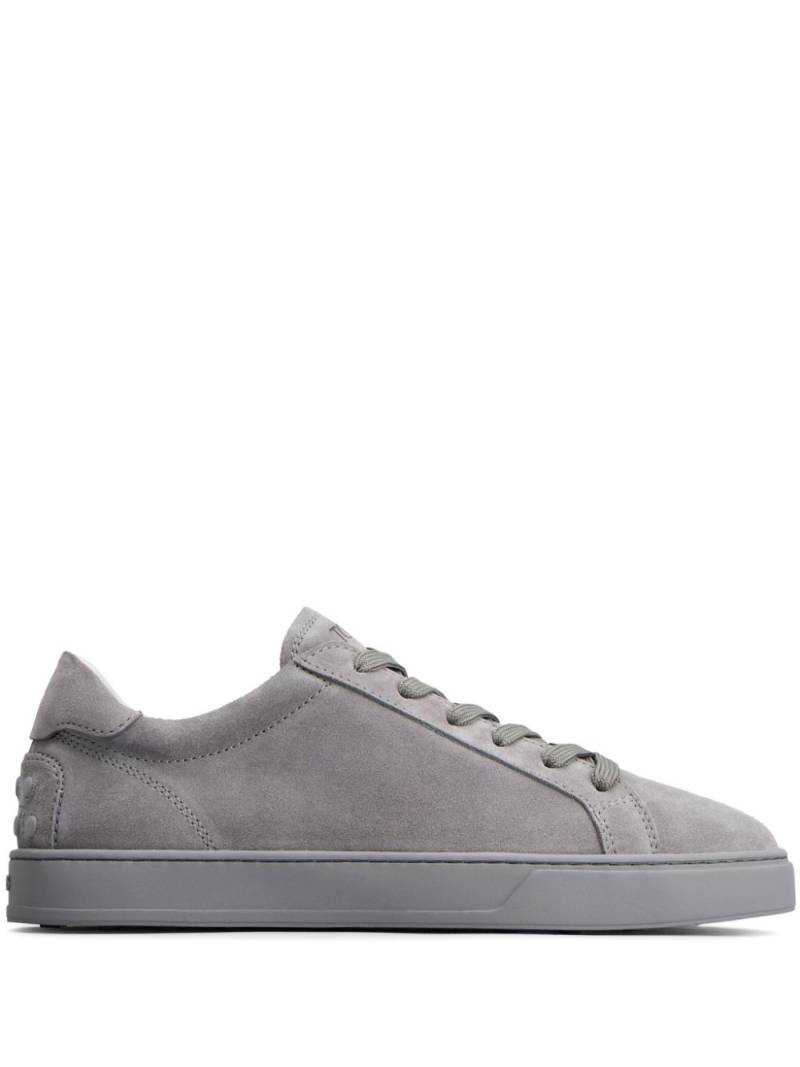 Tod's panelled suede sneakers - Grey von Tod's