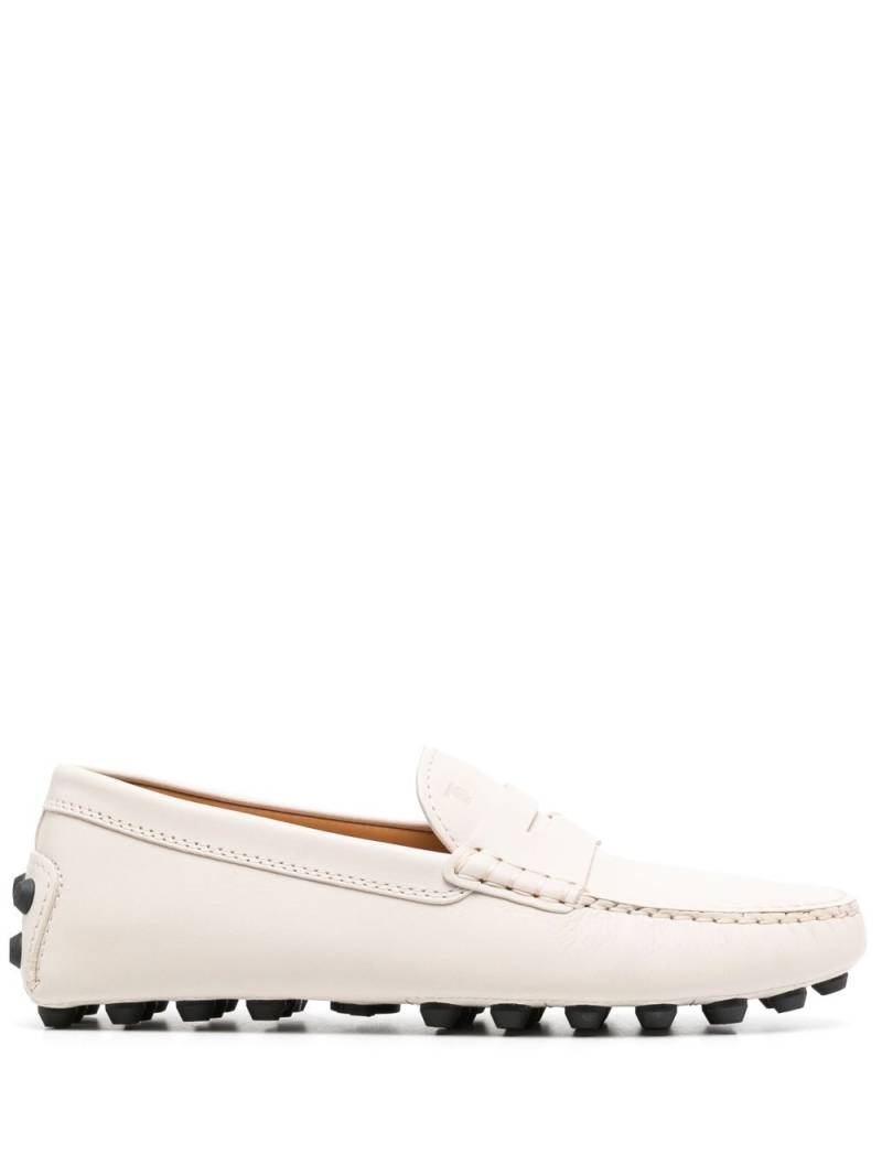 Tod's penny-slot leather loafers - Neutrals von Tod's