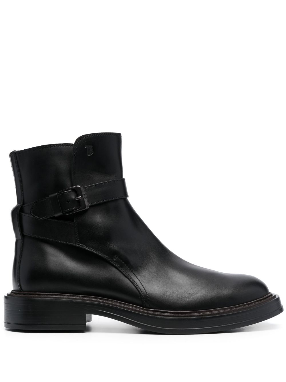 Tod's polished-finish ankle boots - Black von Tod's