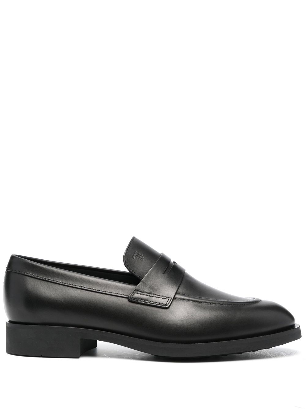 Tod's polished leather loafers - Black von Tod's