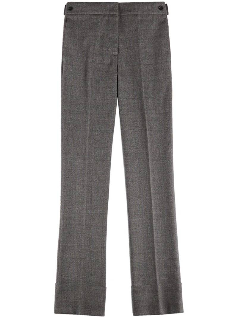 Tod's pressed-crease straight trousers - Grey von Tod's