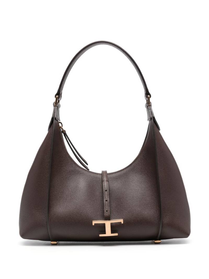 Tod's small T Timeless tote bag - Brown von Tod's