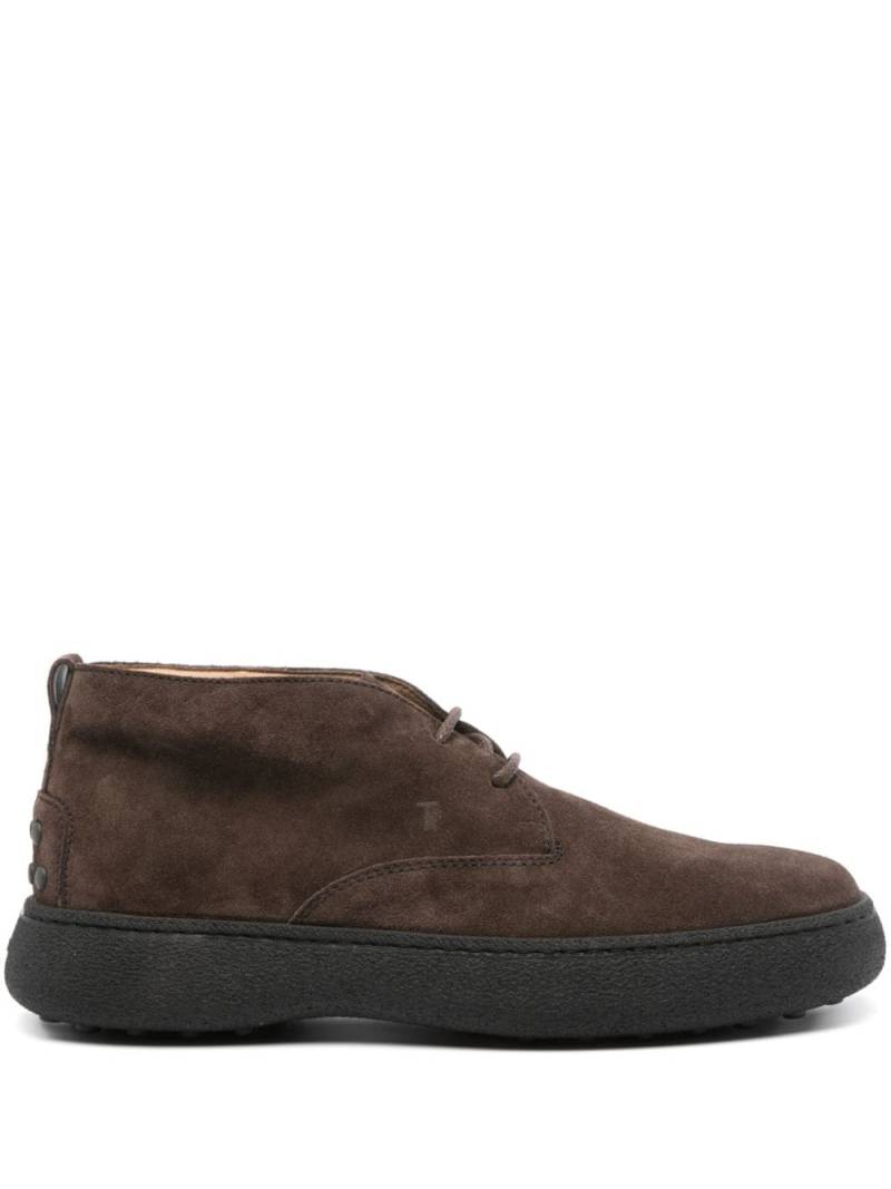 Tod's suede desert boots - Brown von Tod's