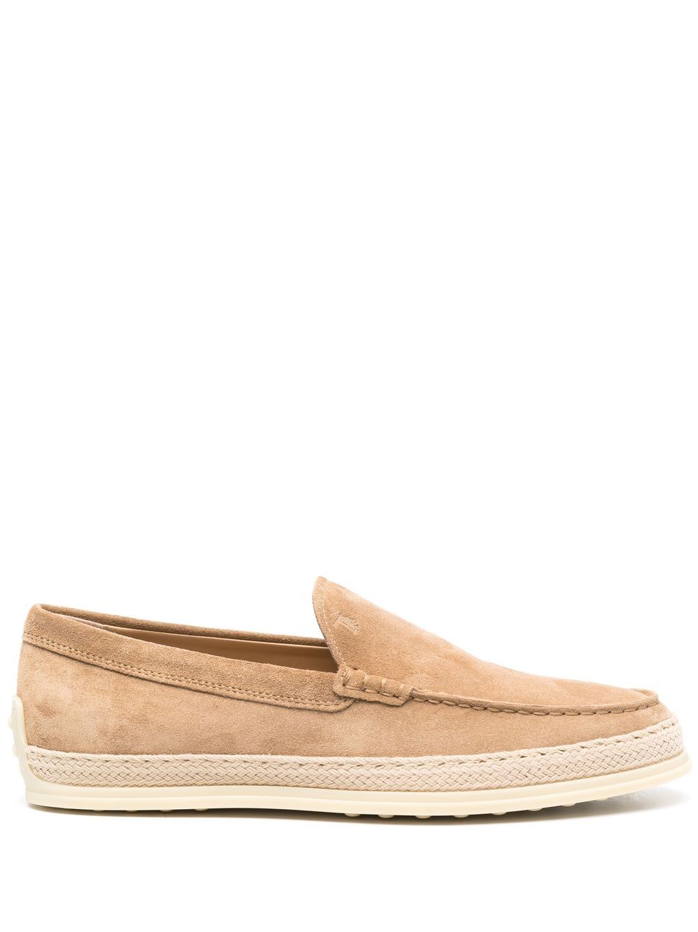 Tod's suede espadrille loafers - Neutrals von Tod's