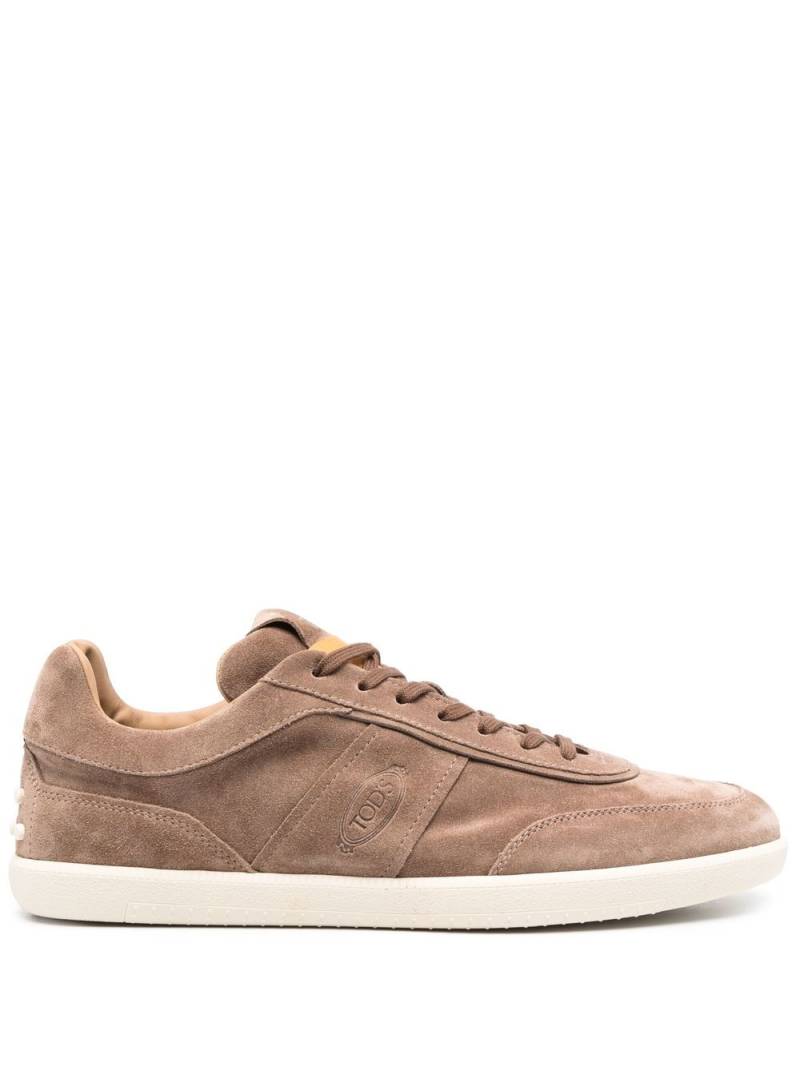 Tod's suede low-top sneakers - Neutrals von Tod's