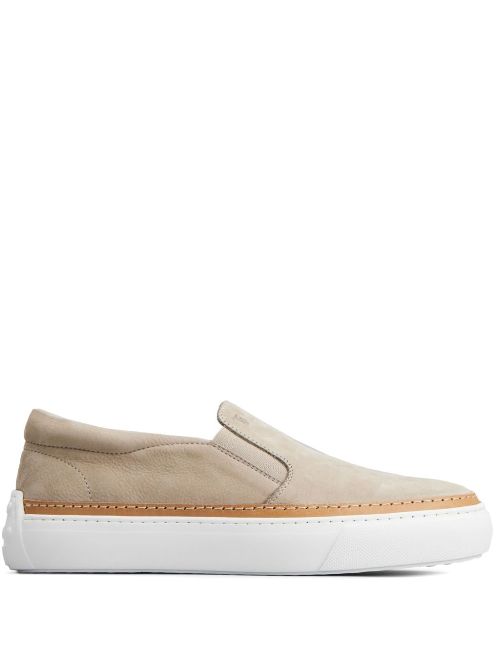 Tod's suede slip-on sneakers - Neutrals von Tod's