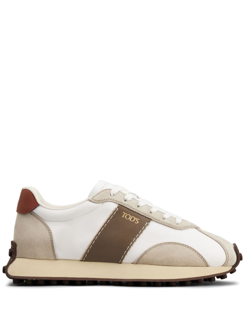 Tod's suede-trimmed sneakers - White von Tod's