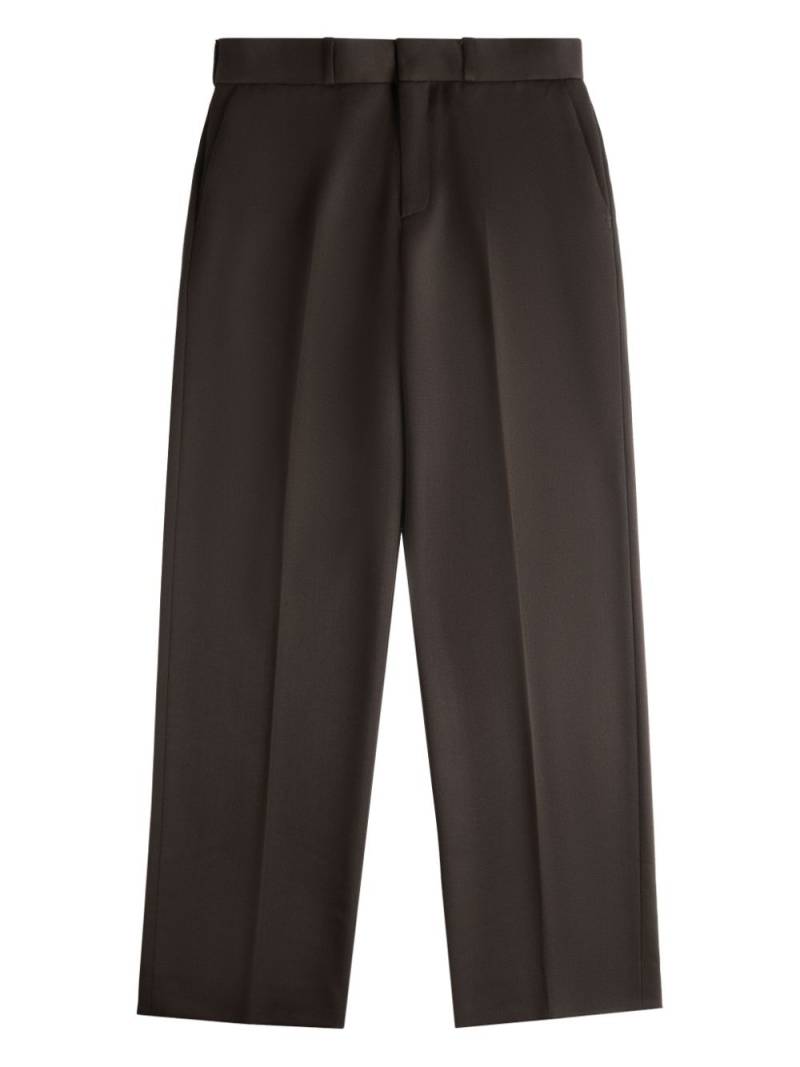 Tod's virgin wool trousers - Brown von Tod's