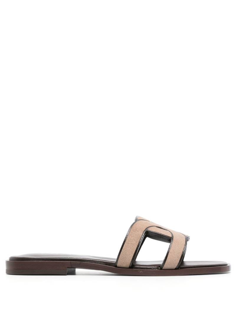 Tod's woven flat sandals - Neutrals von Tod's