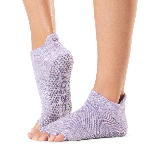 Toesox - HalbzehenSocken, für Damen, Lila, Größe S von Toesox