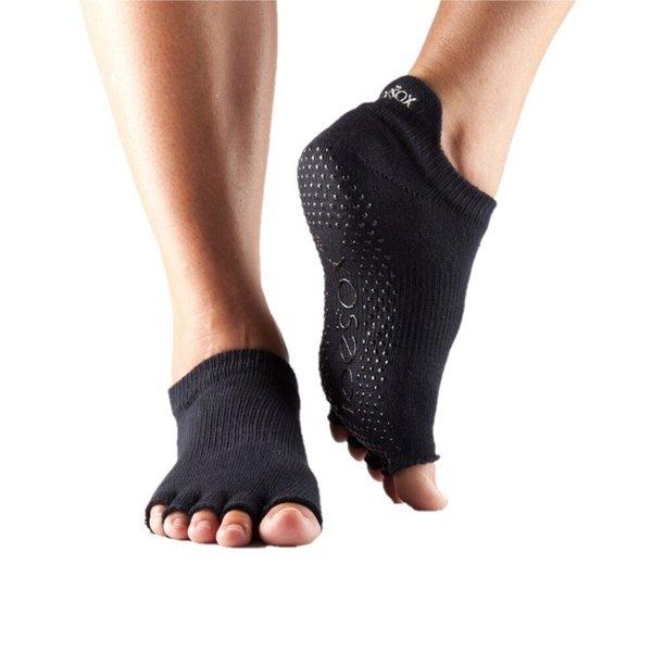 Halbzehensocken Damen Schwarz M von Toesox