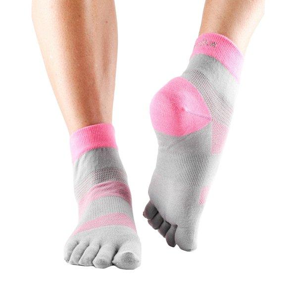 Toesox - Minnie Zehensocken, für Damen, Pink, Größe L von Toesox