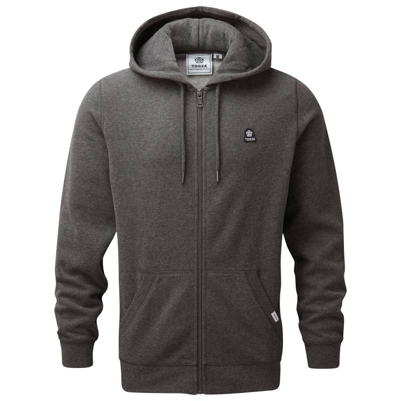 Alden Hoodie Mit Durchgehendem Reißverschluss Herren Grau 6XL von Tog24