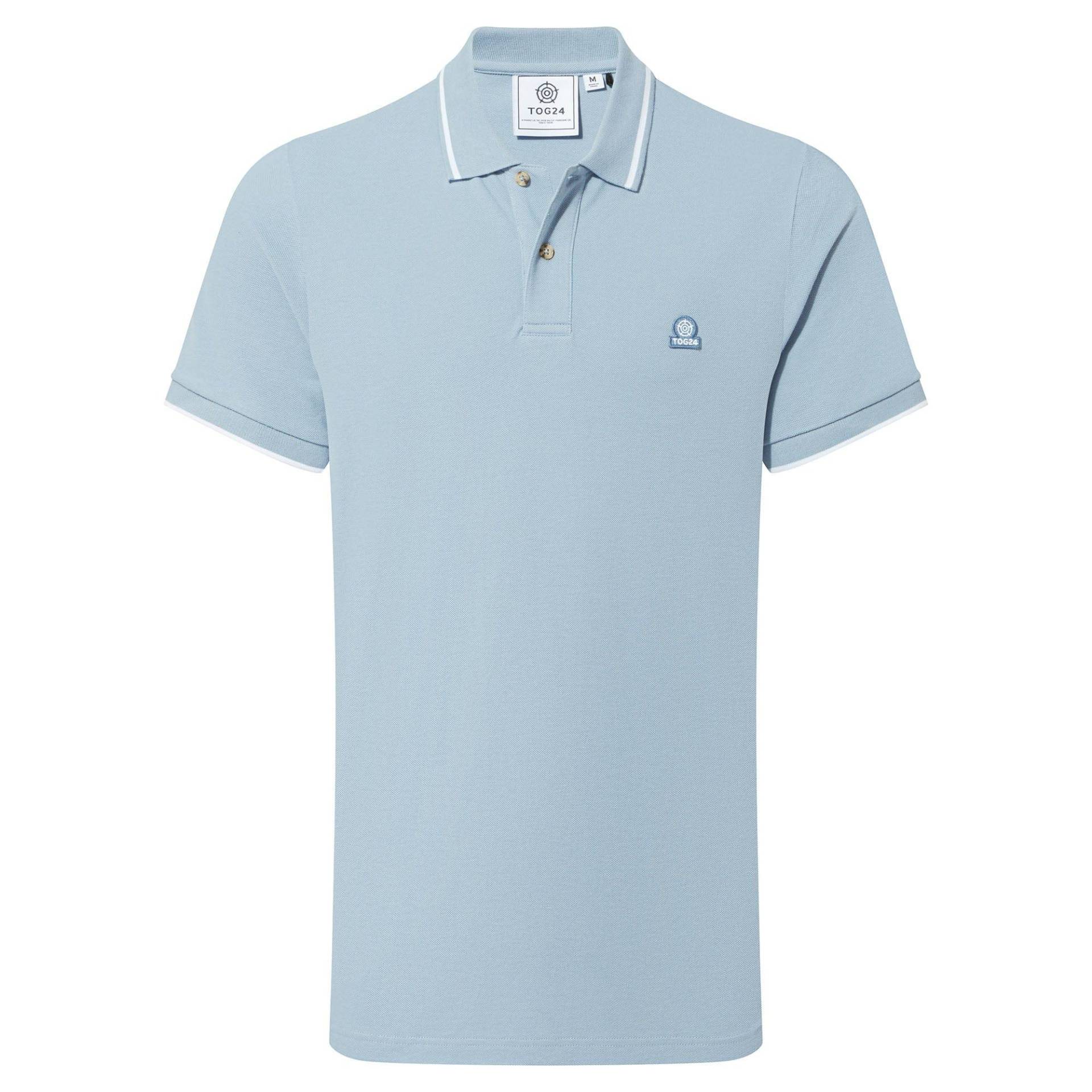 Binsoe Poloshirt Herren Mittelblau M von Tog24