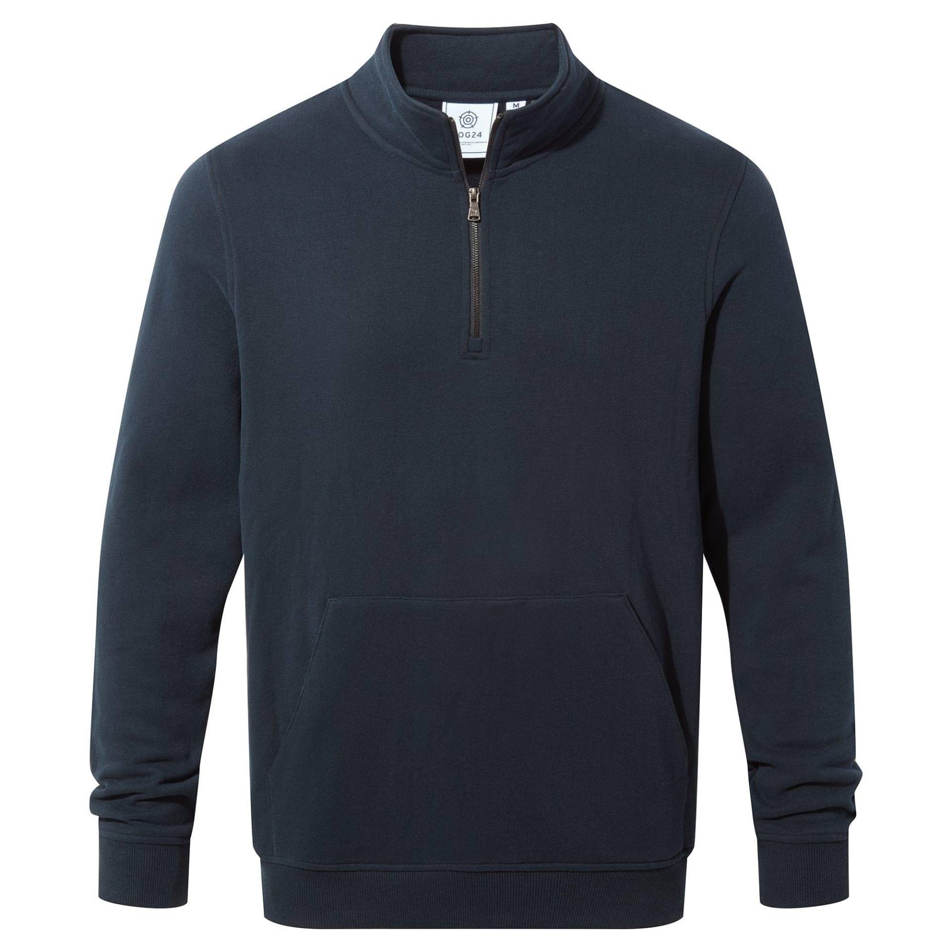 Dorian Sweatshirt Mit Kurzem Reißverschluss Herren Indigo L von Tog24