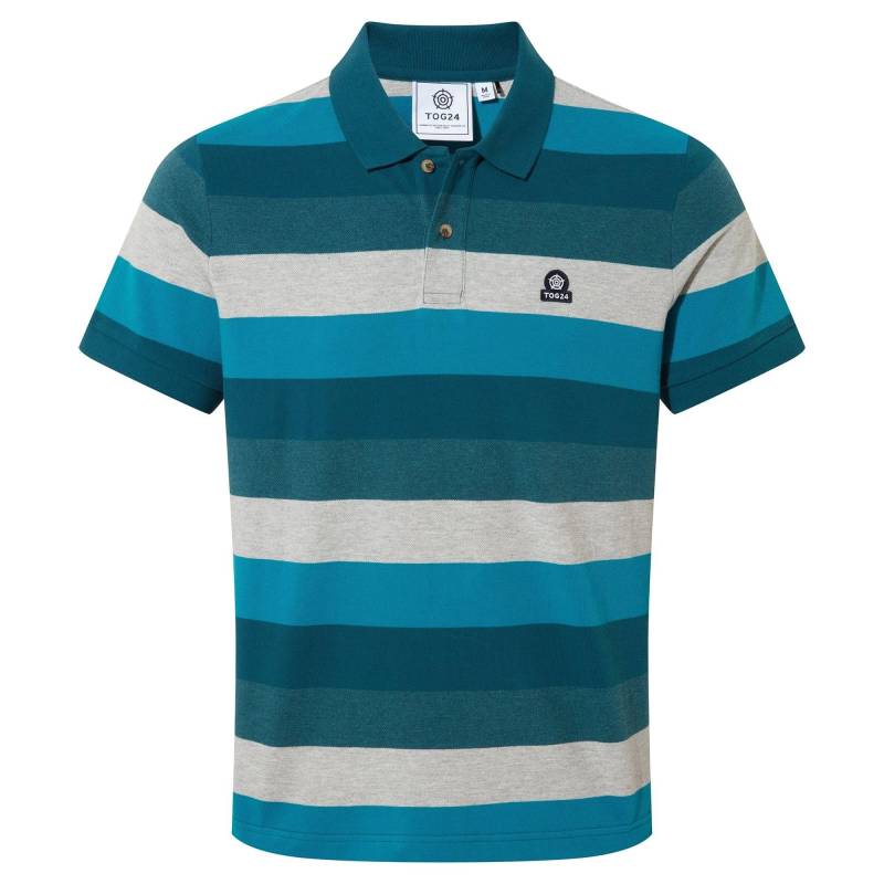 Tog24 - Flaxby Poloshirt, für Herren, Blau, Größe 5XL von Tog24