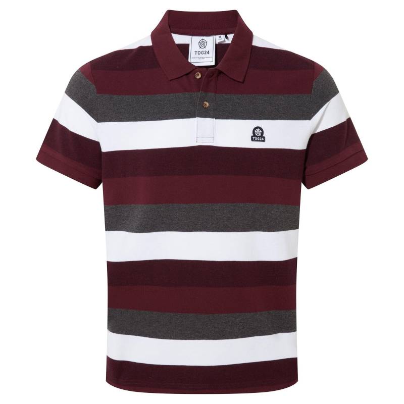 Flaxby Poloshirt Herren Weinrot L von Tog24