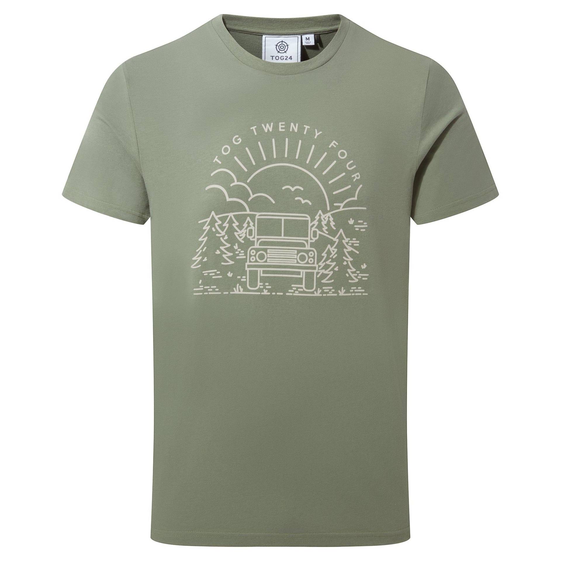 Fowler Tshirt Herren Khaki 6XL von Tog24