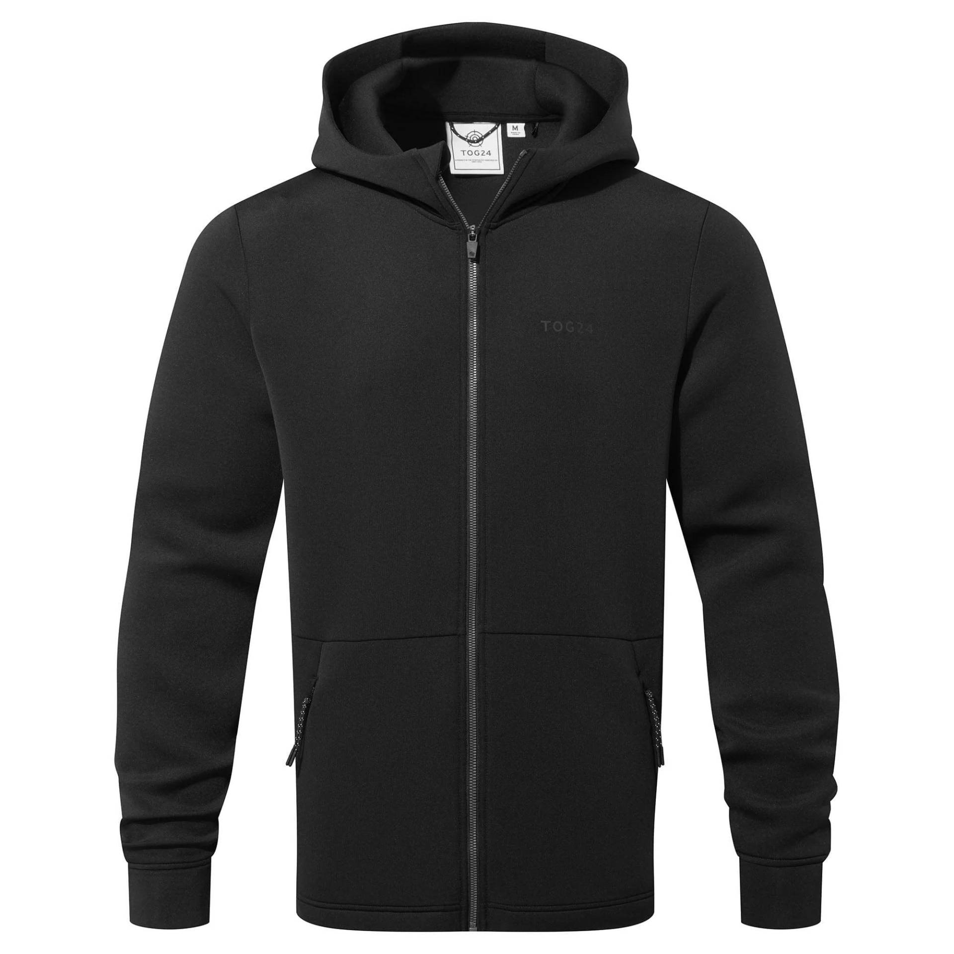 Glide Hoodie Mit Durchgehendem Reißverschluss Herren Schwarz 3XL von Tog24