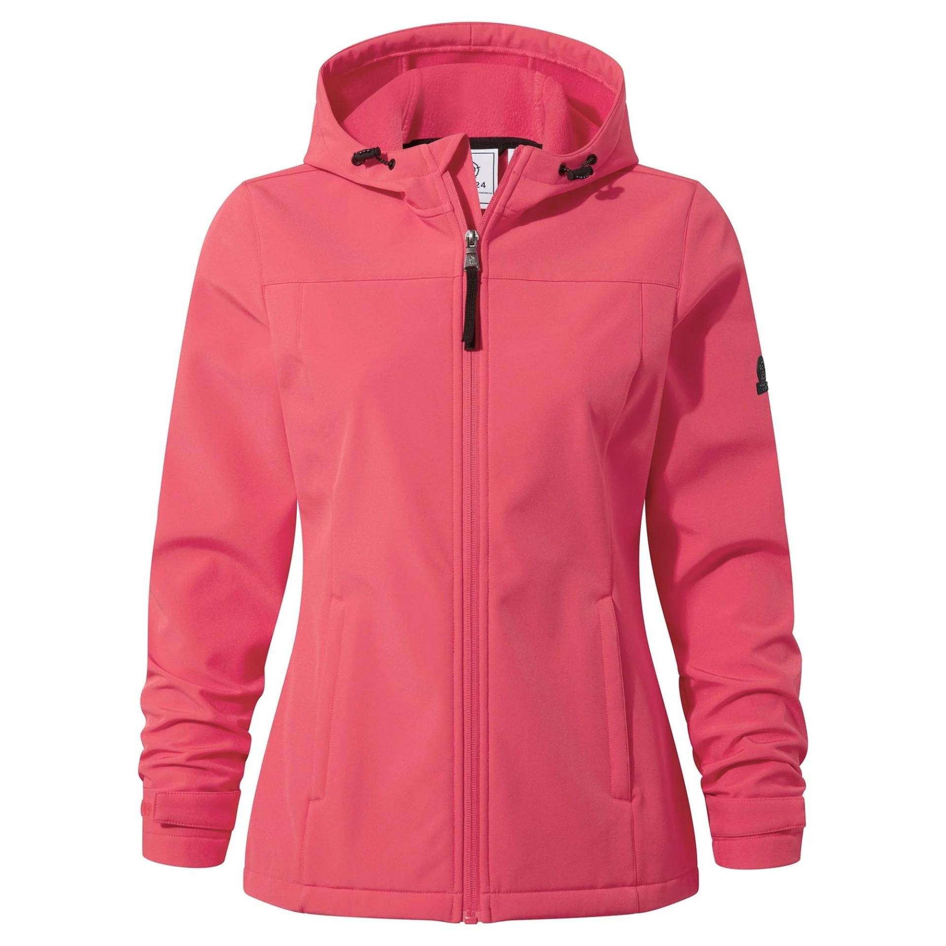 Keld Softshelljacke Mit Kapuze Damen Korall 34 von Tog24