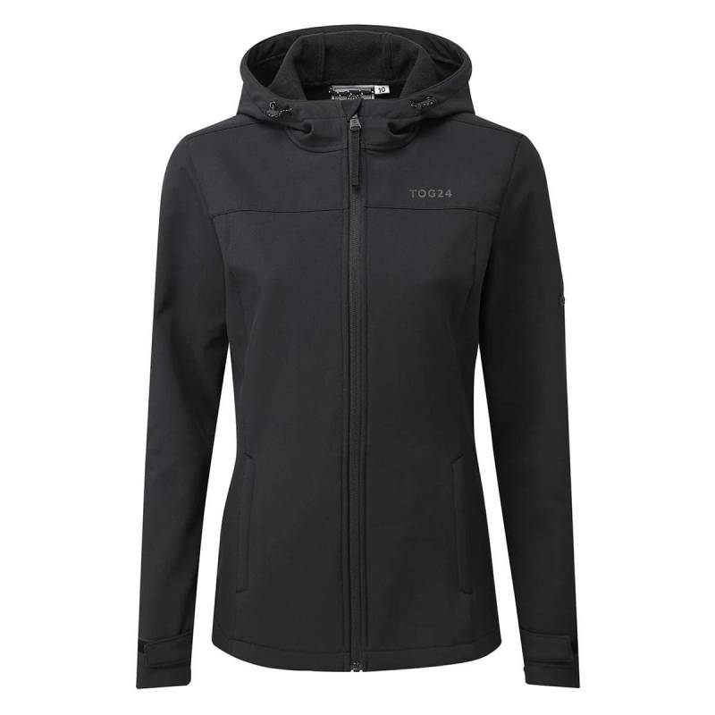 Keld Softshelljacke Mit Kapuze Damen Schwarz 34 von Tog24