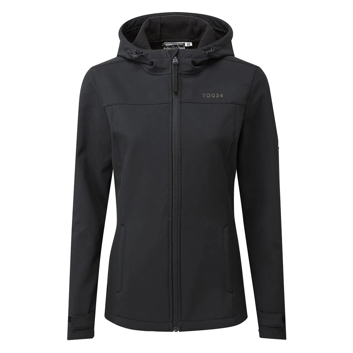 Keld Softshelljacke Mit Kapuze Damen Schwarz 44 von Tog24