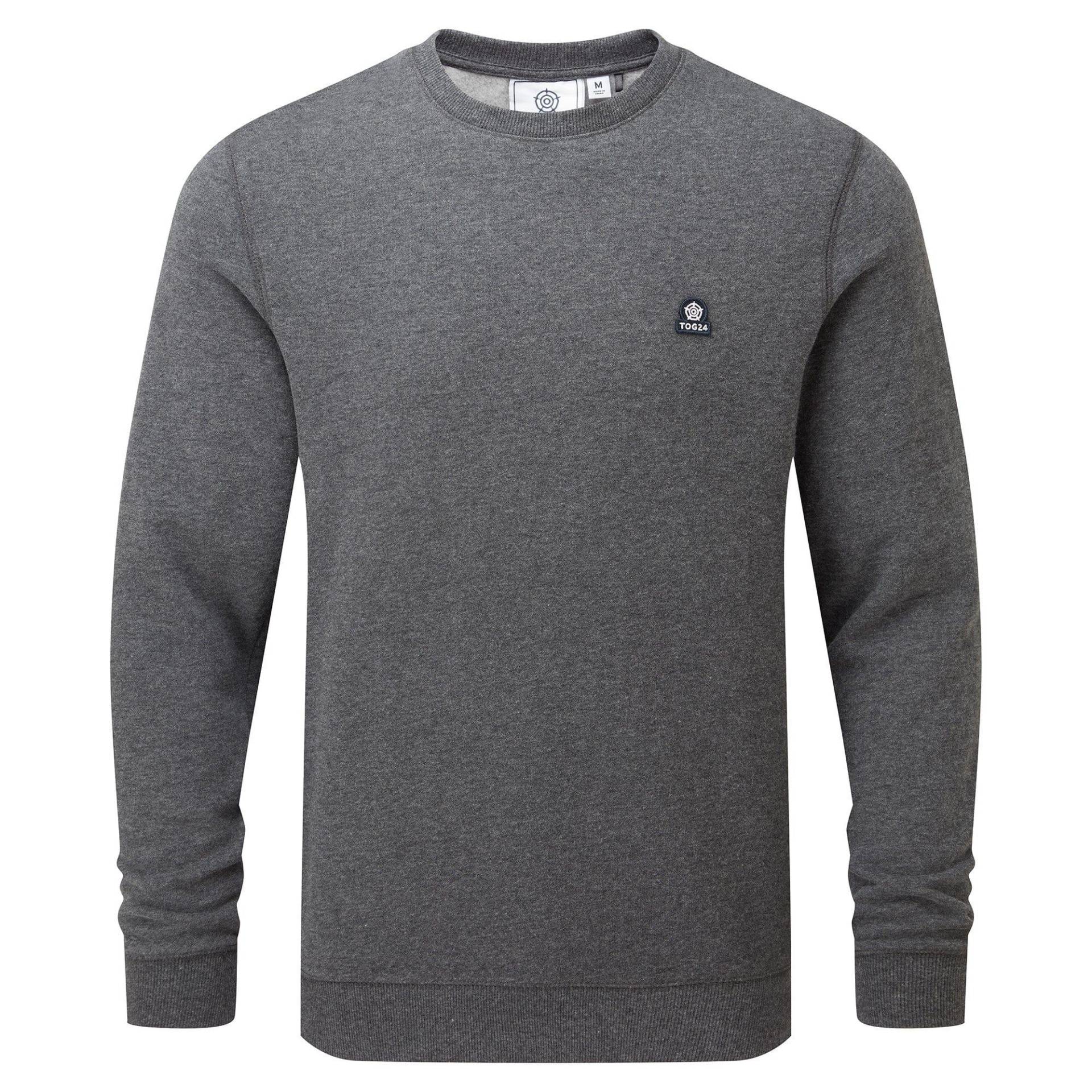 Tog24 - Mellor Sweatshirt Rundhalsausschnitt, für Herren, Grau, Größe 3XL von Tog24