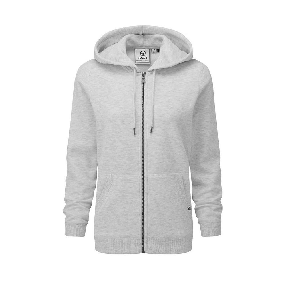 Mia Hoodie Mit Durchgehendem Reißverschluss Damen Grau 36 von Tog24