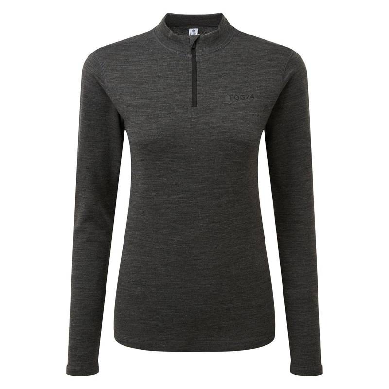 Nevis Base Layer Oberteil Reißverschluss Damen Taubengrau 34 von Tog24