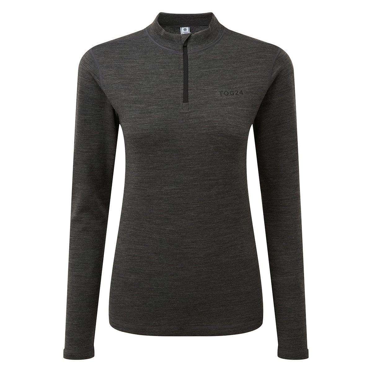 Nevis Base Layer Oberteil Reißverschluss Damen Taubengrau 40 von Tog24