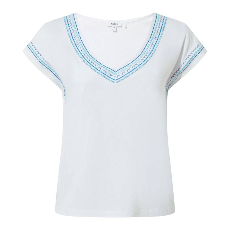 Tog24 - Rina TShirt, für Damen, Weiss, Größe 38 von Tog24