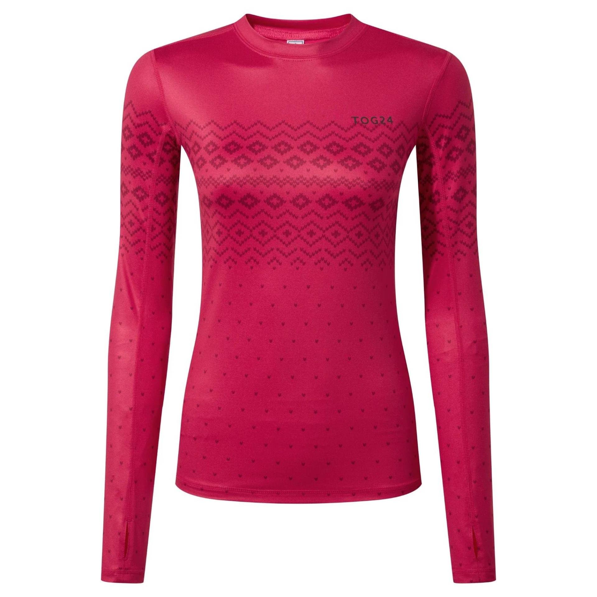 Snowdon Base Layer Oberteil Damen Pink 38 von Tog24