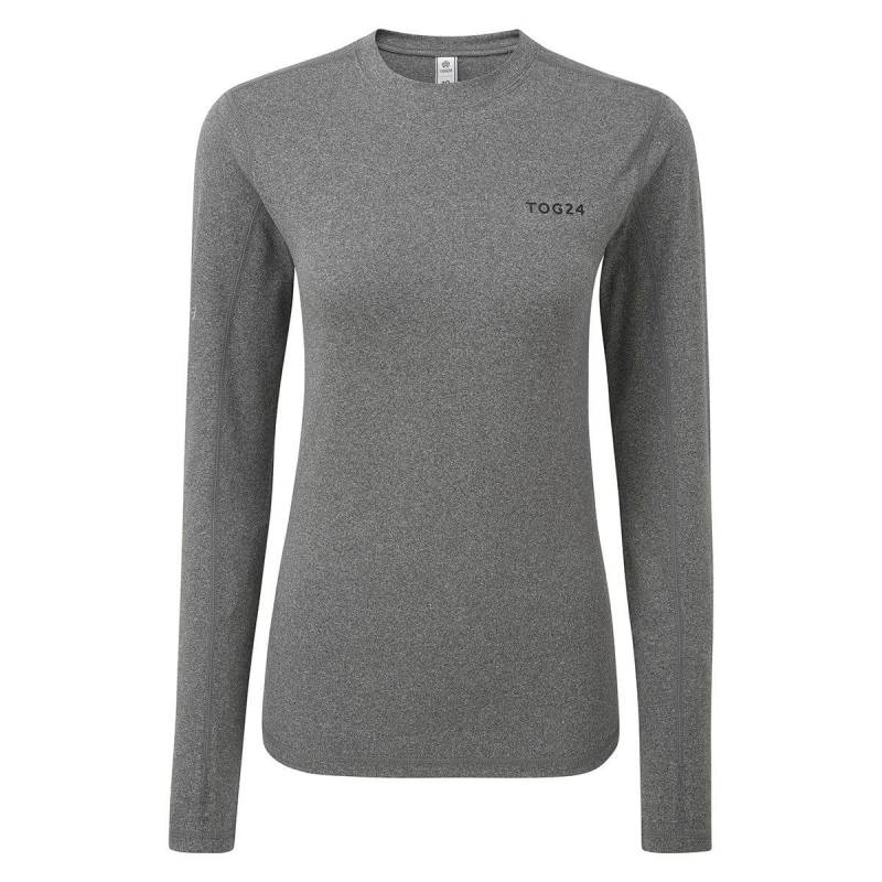 Snowdon Thermotop Rundhalsausschnitt Damen Taubengrau 34 von Tog24