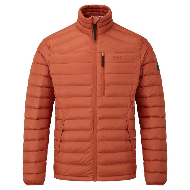 Steppjacke Weiter Stehkragen Herren Orange L von Tog24