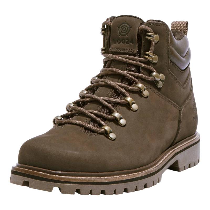 Stiefeletten Outback, Leder Damen Braun 38 von Tog24