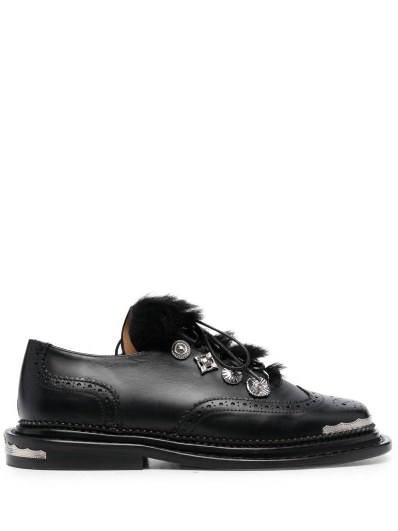 Toga Pulla 35mm leather oxford shoes - Black von Toga Pulla