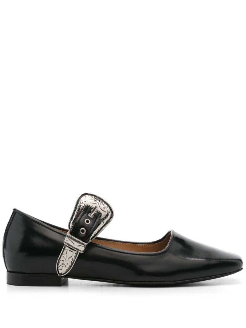 Toga Pulla leather ballet flats - Black von Toga Pulla