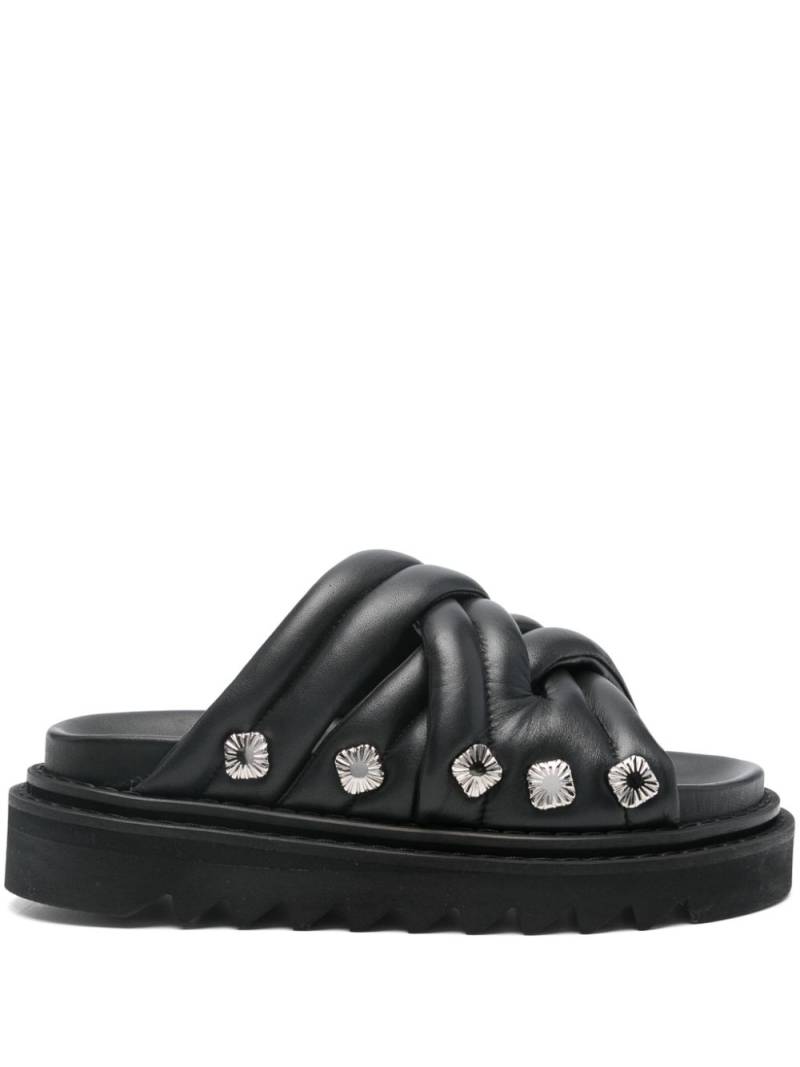 Toga Pulla padded sandals - Black von Toga Pulla