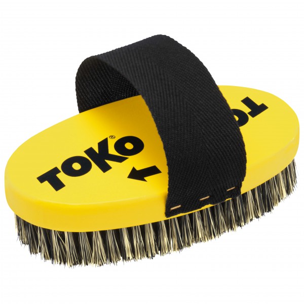 Toko - Base Brush Oval Steel Wire Gr 25 mm gelb von Toko