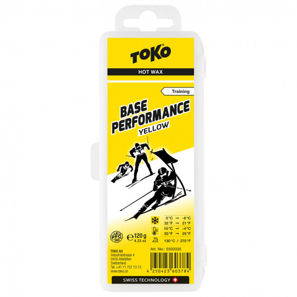 Toko - Base Performance Wax - Heisswachs Gr 120 g gelb von Toko