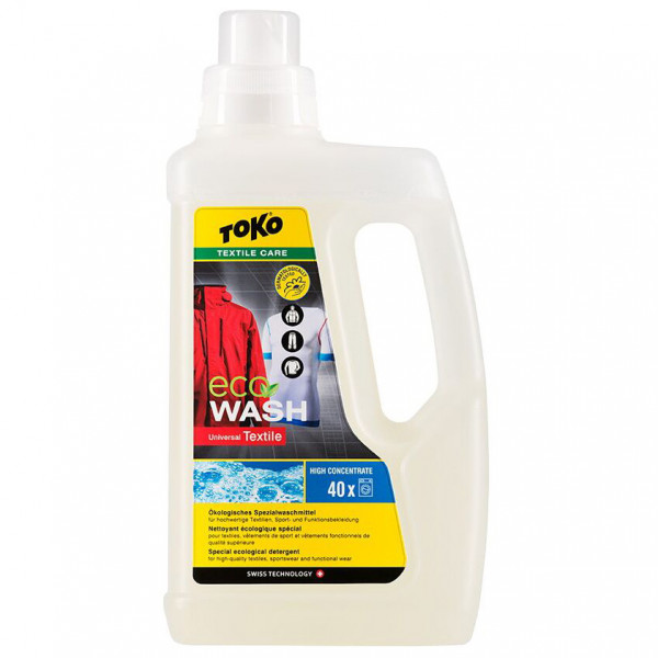 Toko - Eco Textile Wash - Spezialwaschmittel Gr 1000 ml grau/gelb von Toko