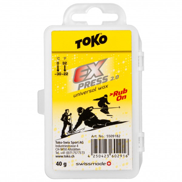 Toko - Express Rub On Gr 40 g grau/gelb von Toko