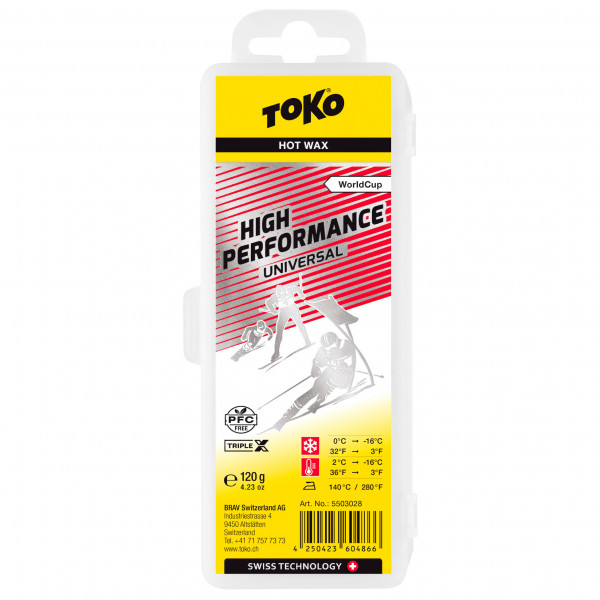 Toko - World Cup High Performance Universal - Heisswachs Gr 120 g gelb/grau von Toko