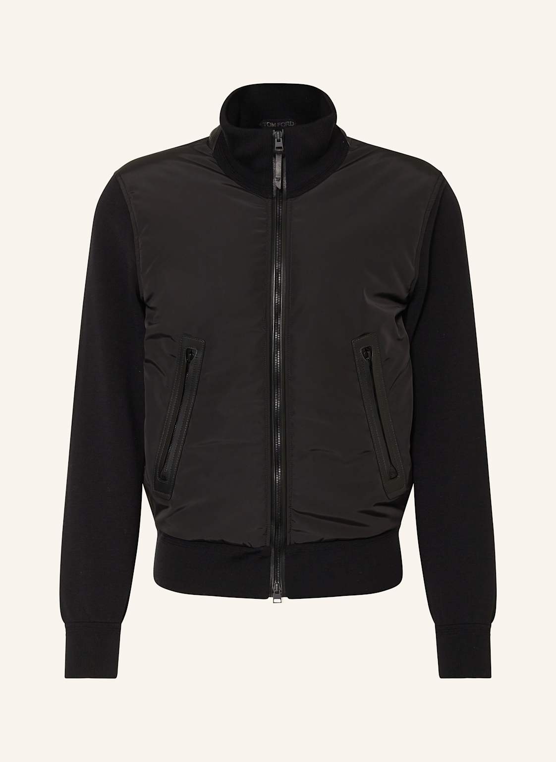 Tom Ford Blouson Im Materialmix schwarz Tom Ford Blouson Im Materialmix schwarz von Tom Ford
