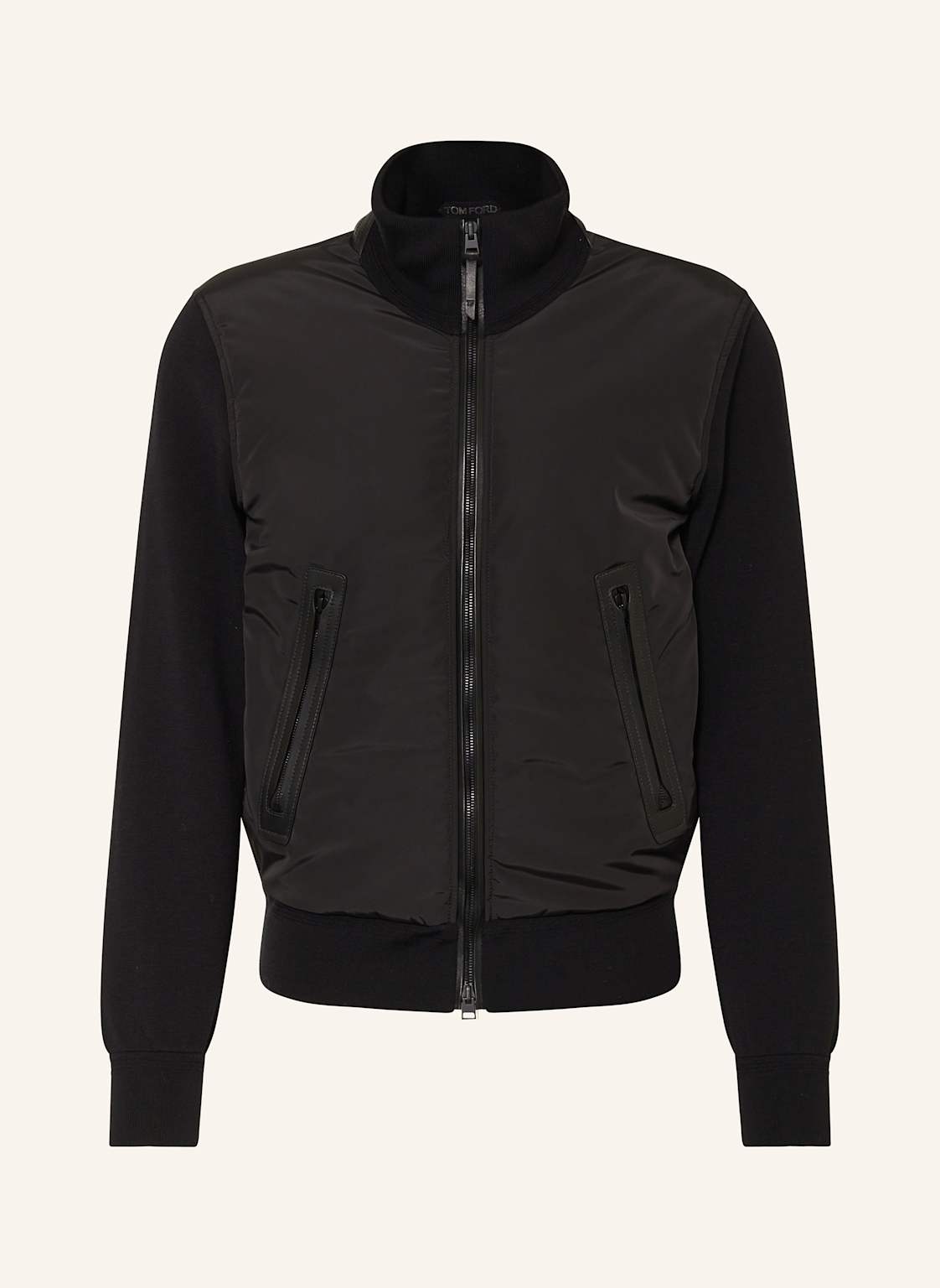 Tom Ford Blouson Im Materialmix schwarz von Tom Ford